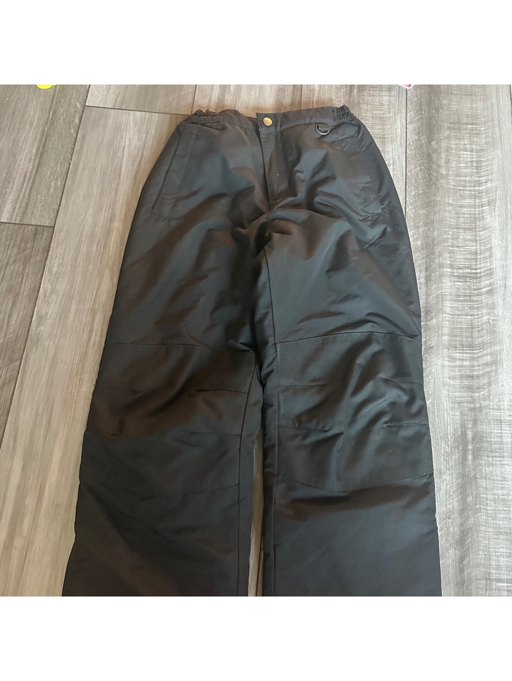 Lands' End Kids Black Snow Pants Outdoor Ski Sz 10S